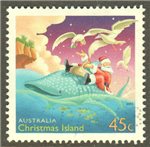 Christmas Island Scott 443 Used